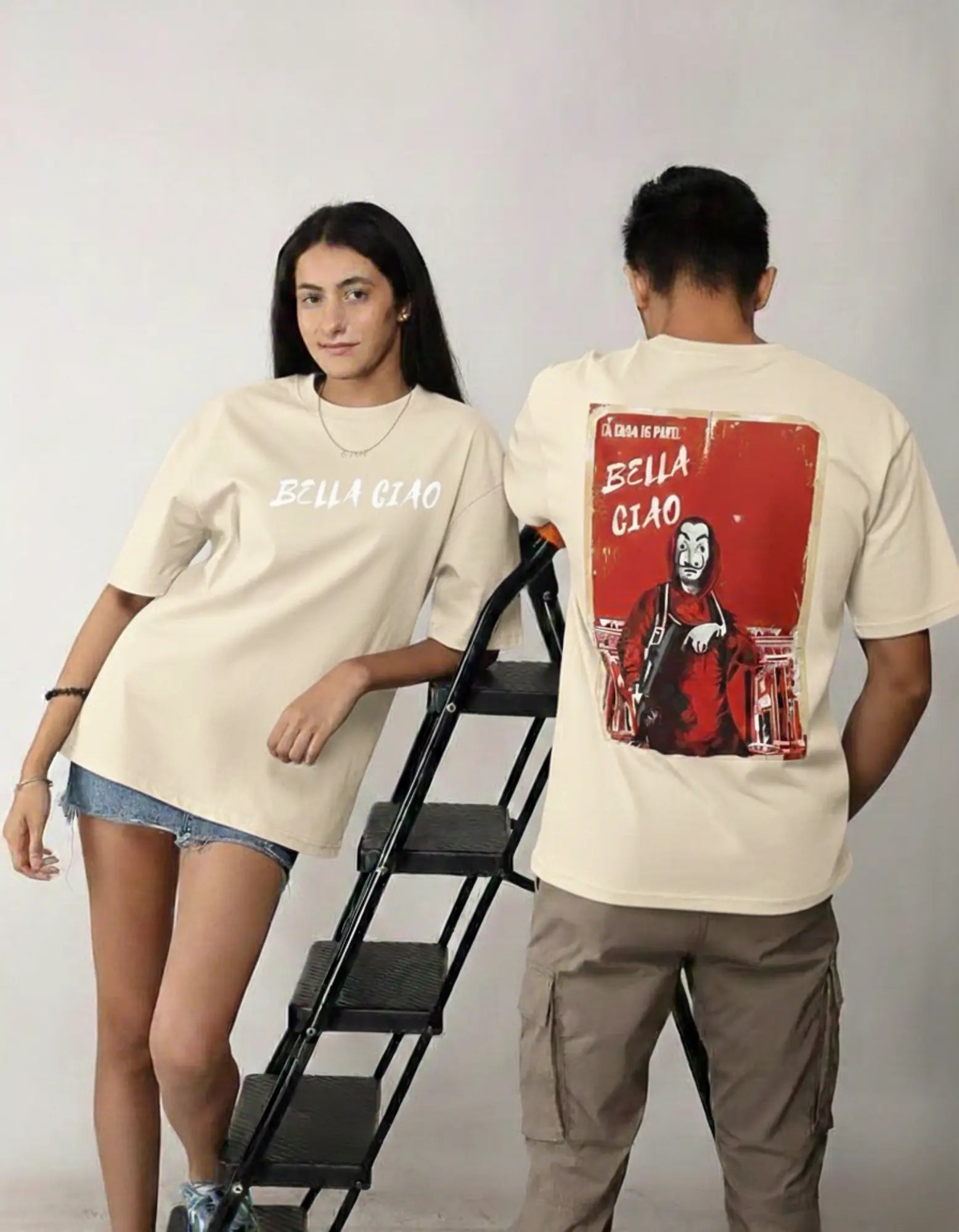 Bella Ciao Oversized Tee - TheNxtScene