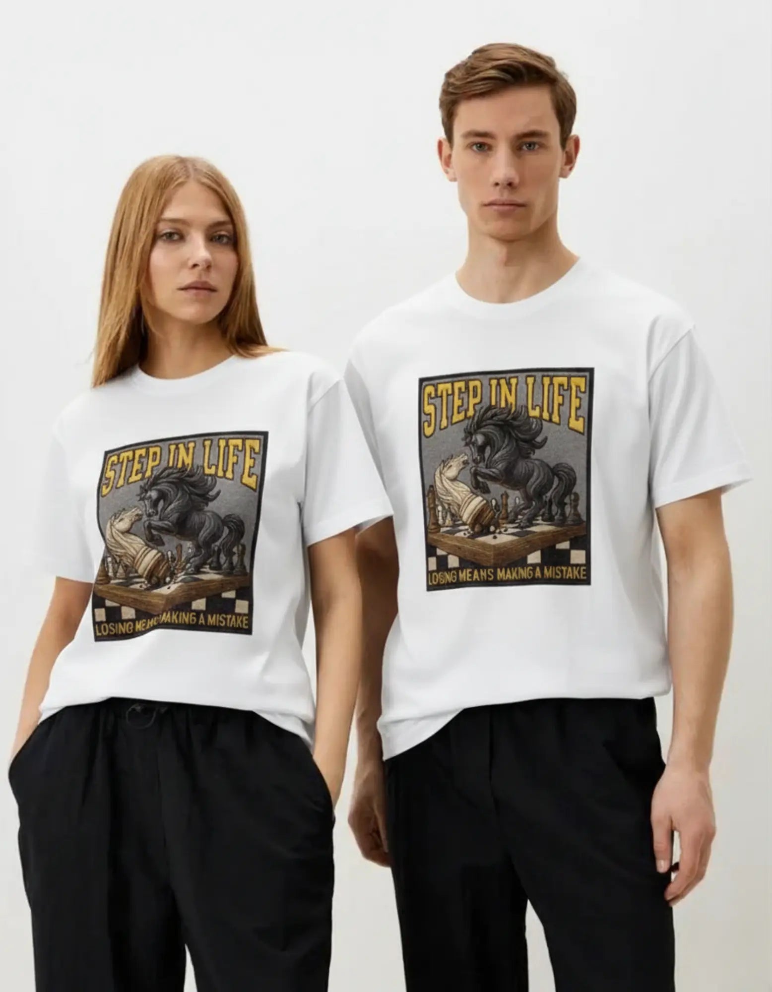 Checkmate Mindset Oversized Tee - TheNxtScene