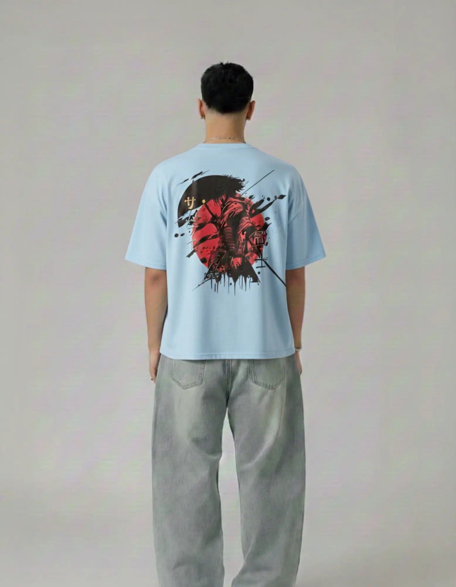 Crimson Ronin Oversized Tee - TheNxtScene