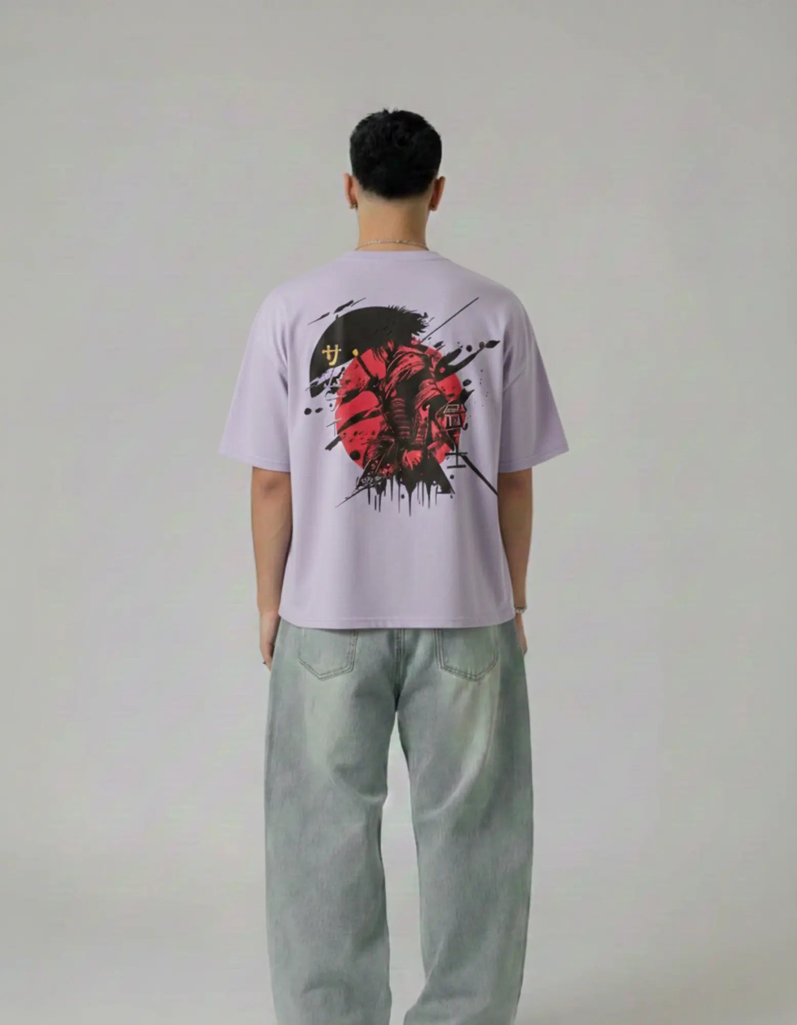 Crimson Ronin Oversized Tee - TheNxtScene