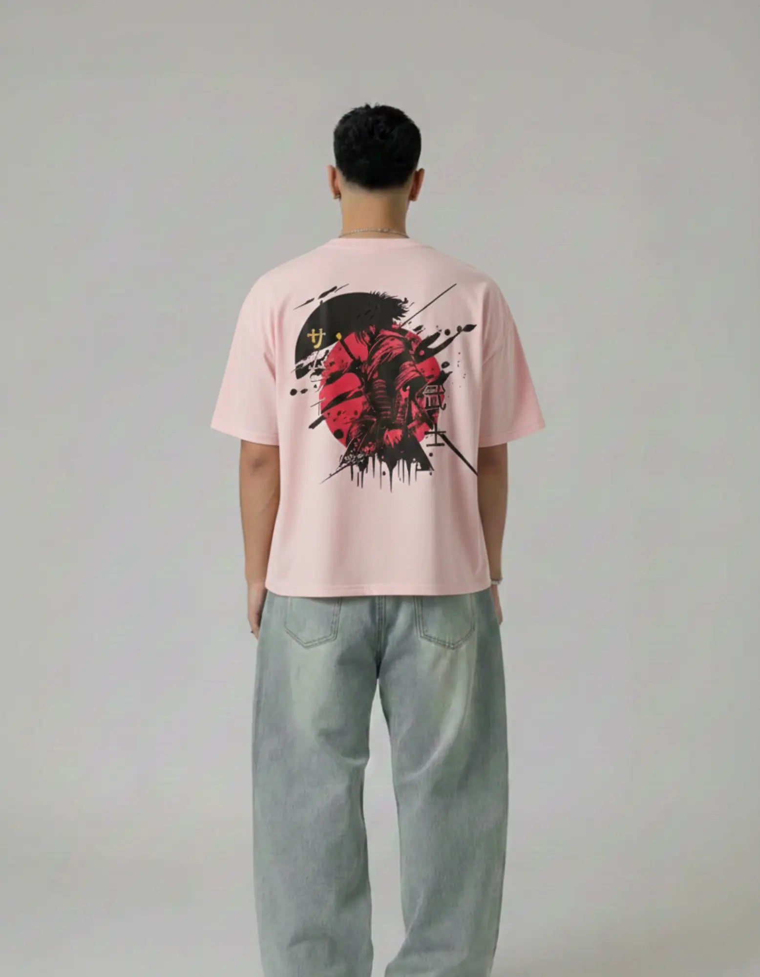 Crimson Ronin Oversized Tee - TheNxtScene