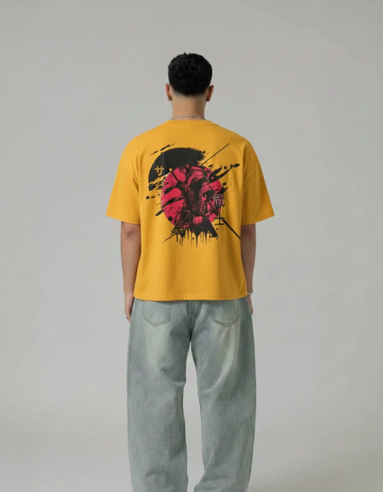 Crimson Ronin Oversized Tee - TheNxtScene