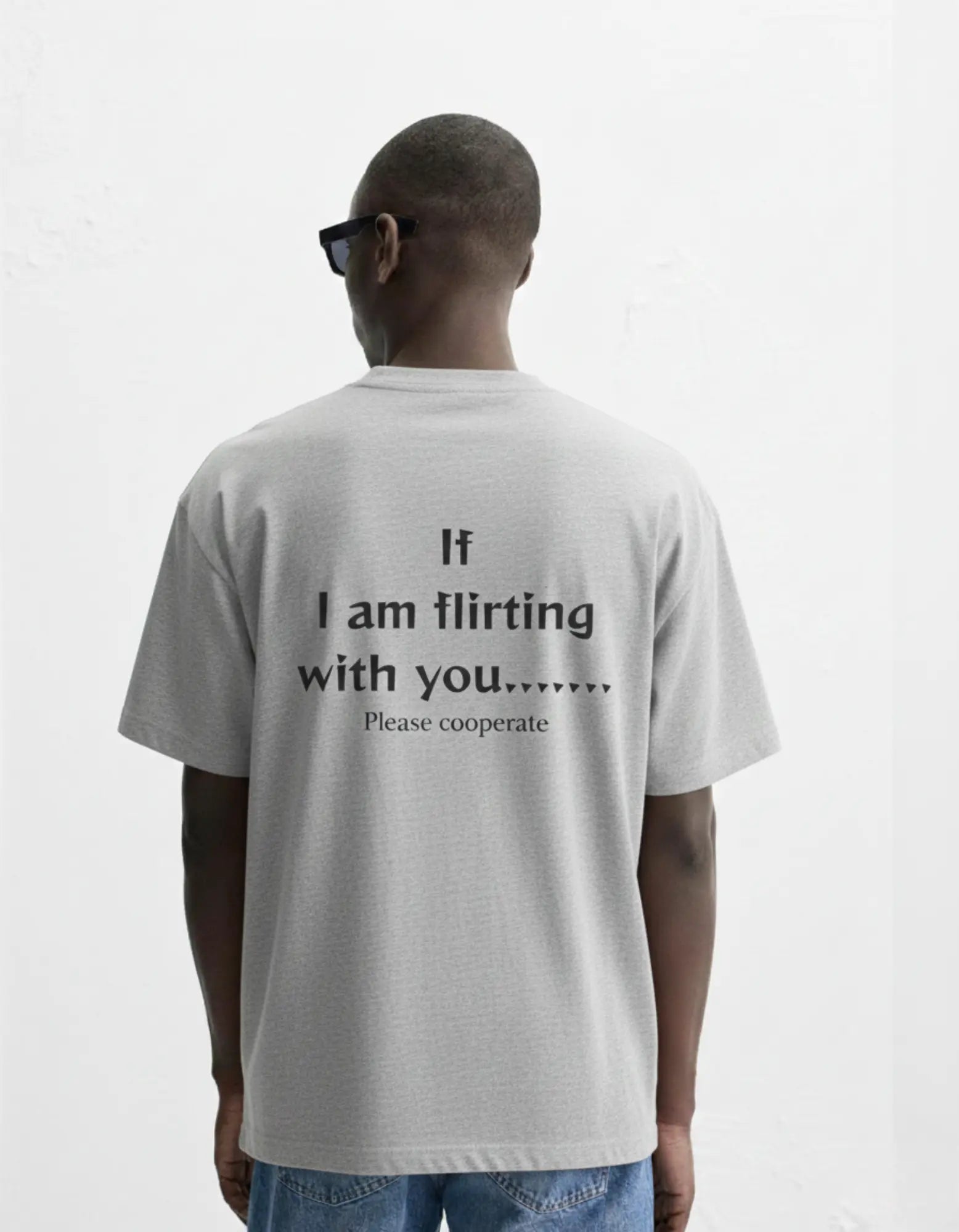 Flirt Mode Oversized Tee - TheNxtScene