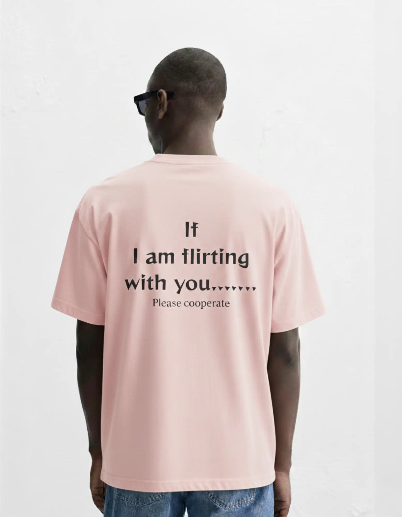 Flirt Mode Oversized Tee - TheNxtScene