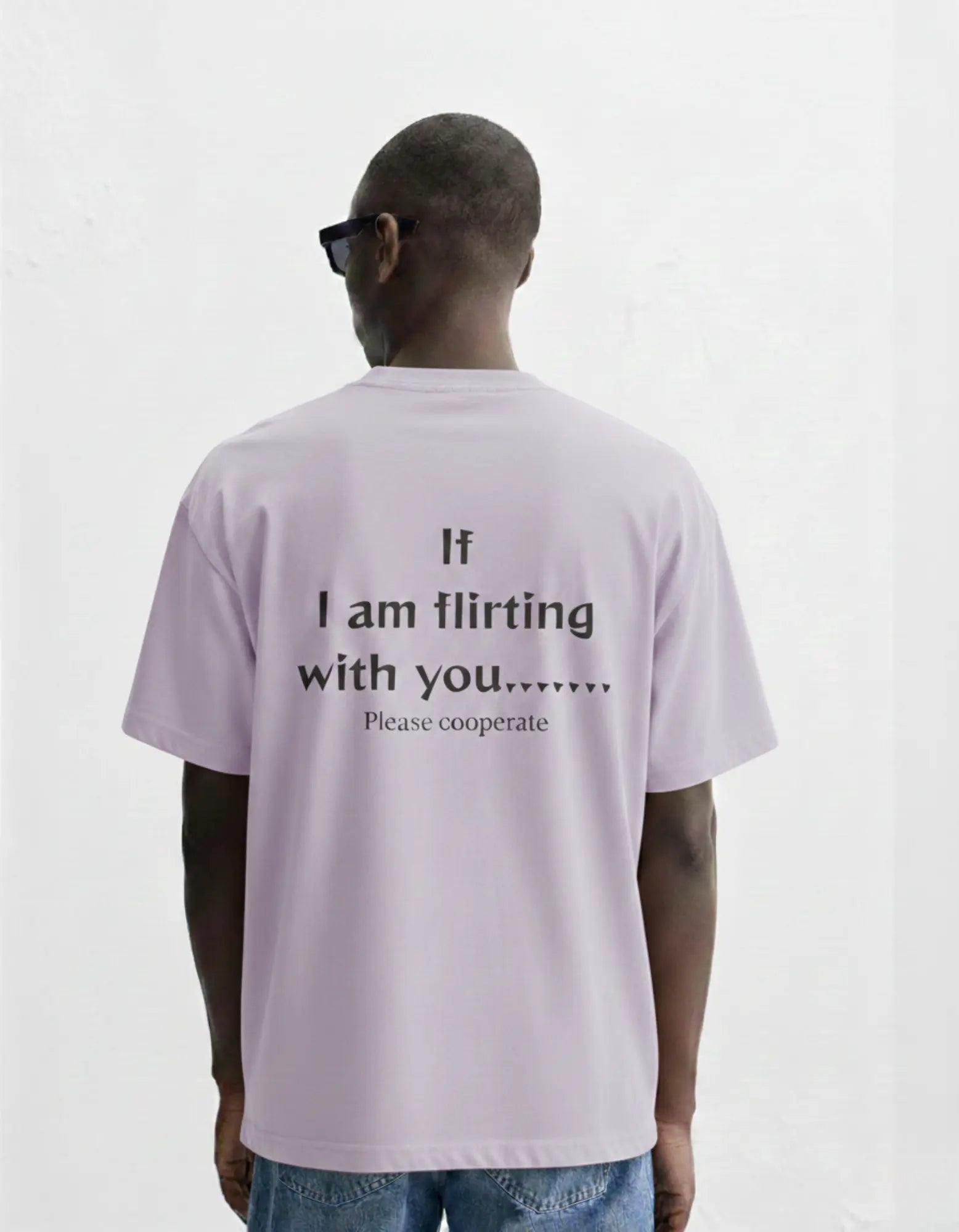 Flirt Mode Oversized Tee - TheNxtScene
