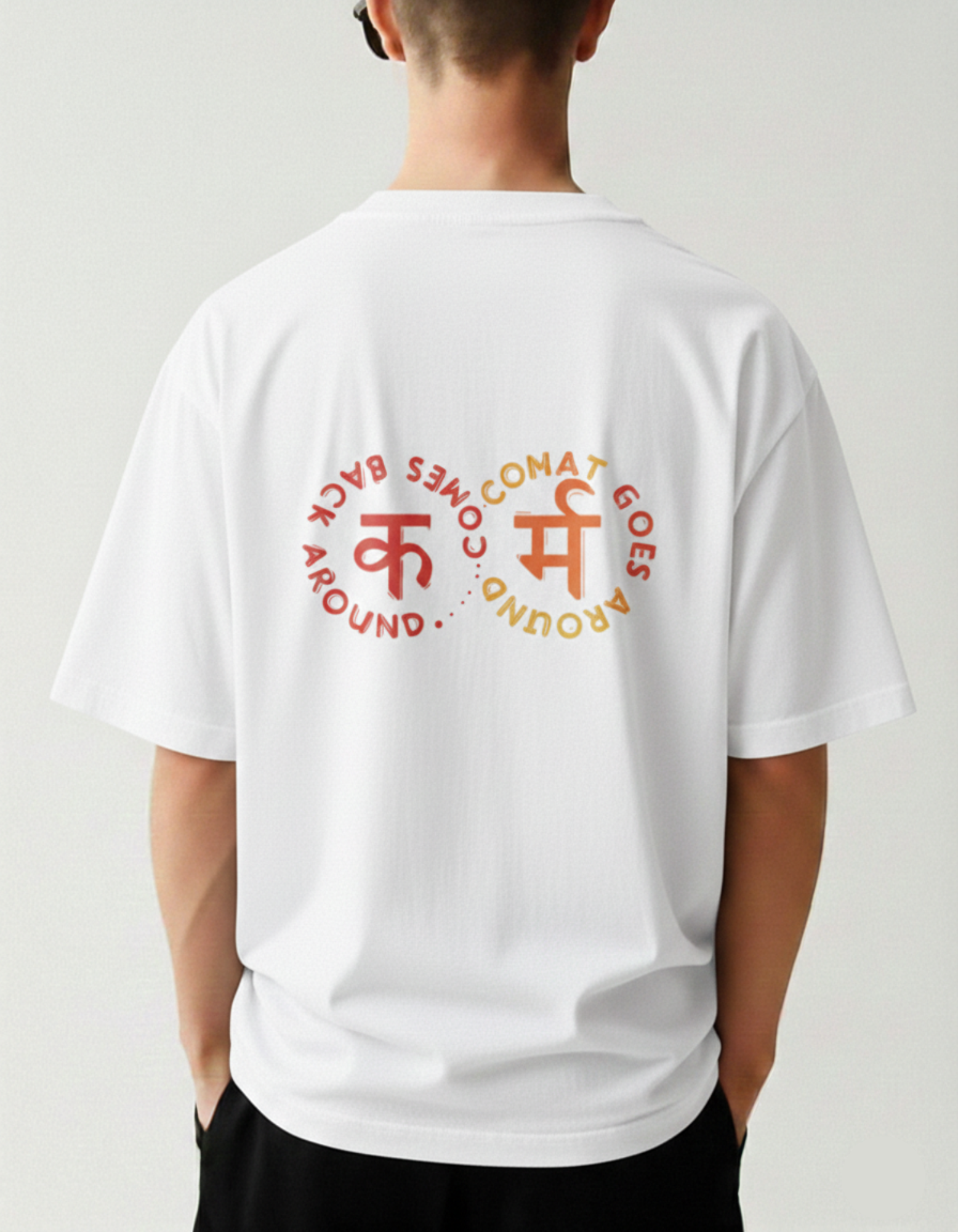 Karma Circle Oversized Tee - TheNxtScene
