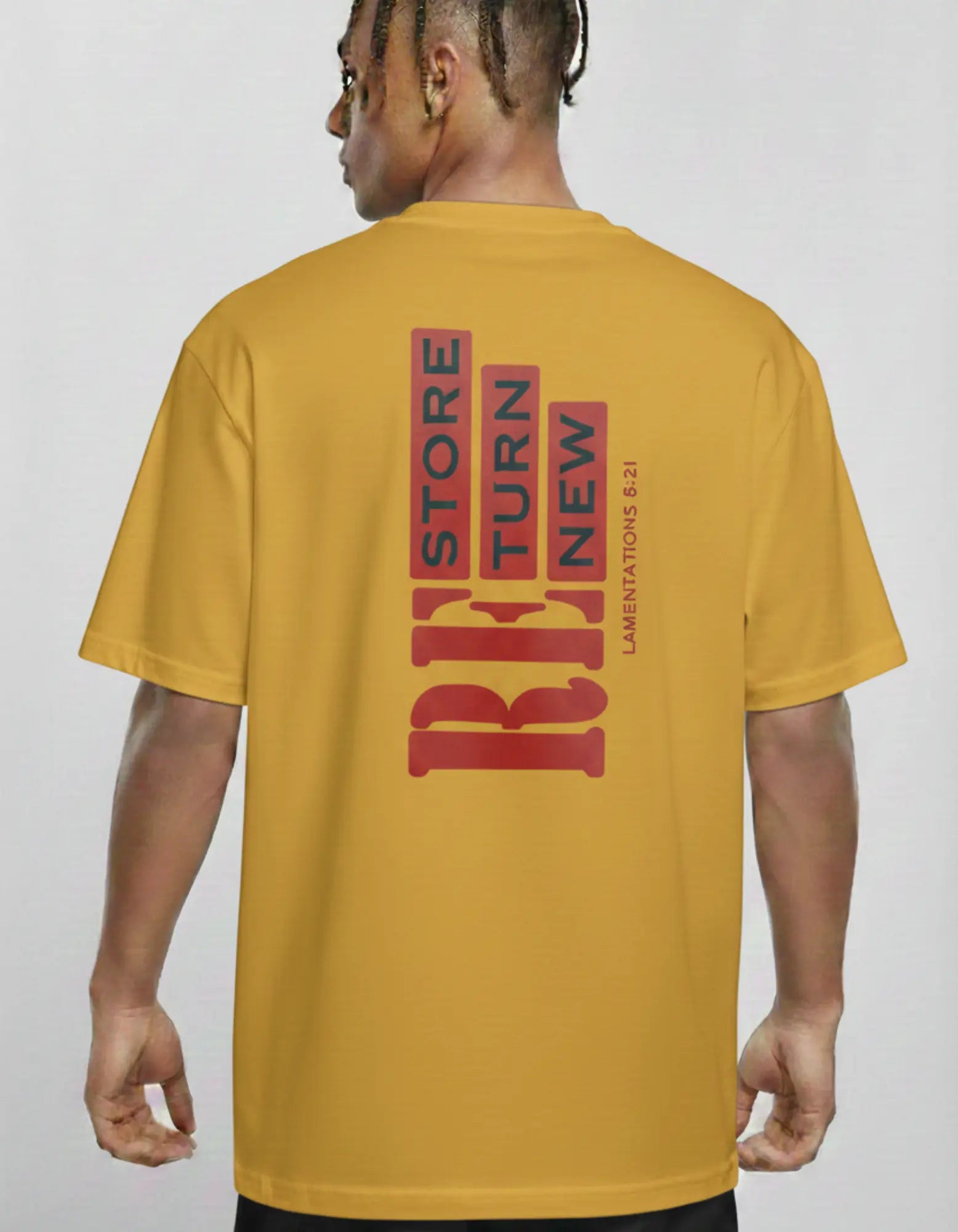 Lamentations 5:21 Oversized Tee - TheNxtScene