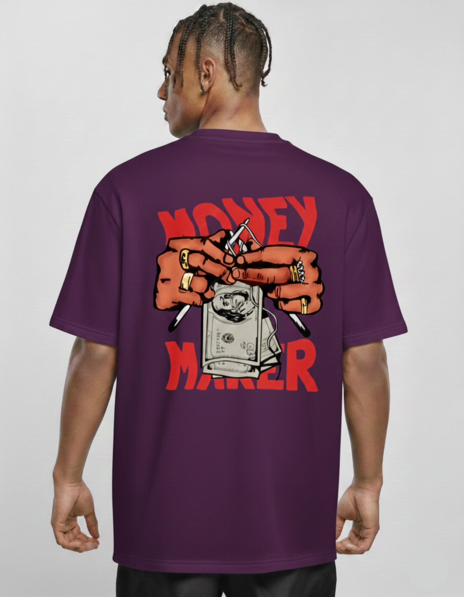 Money Maker Oversized Tee - TheNxtScene