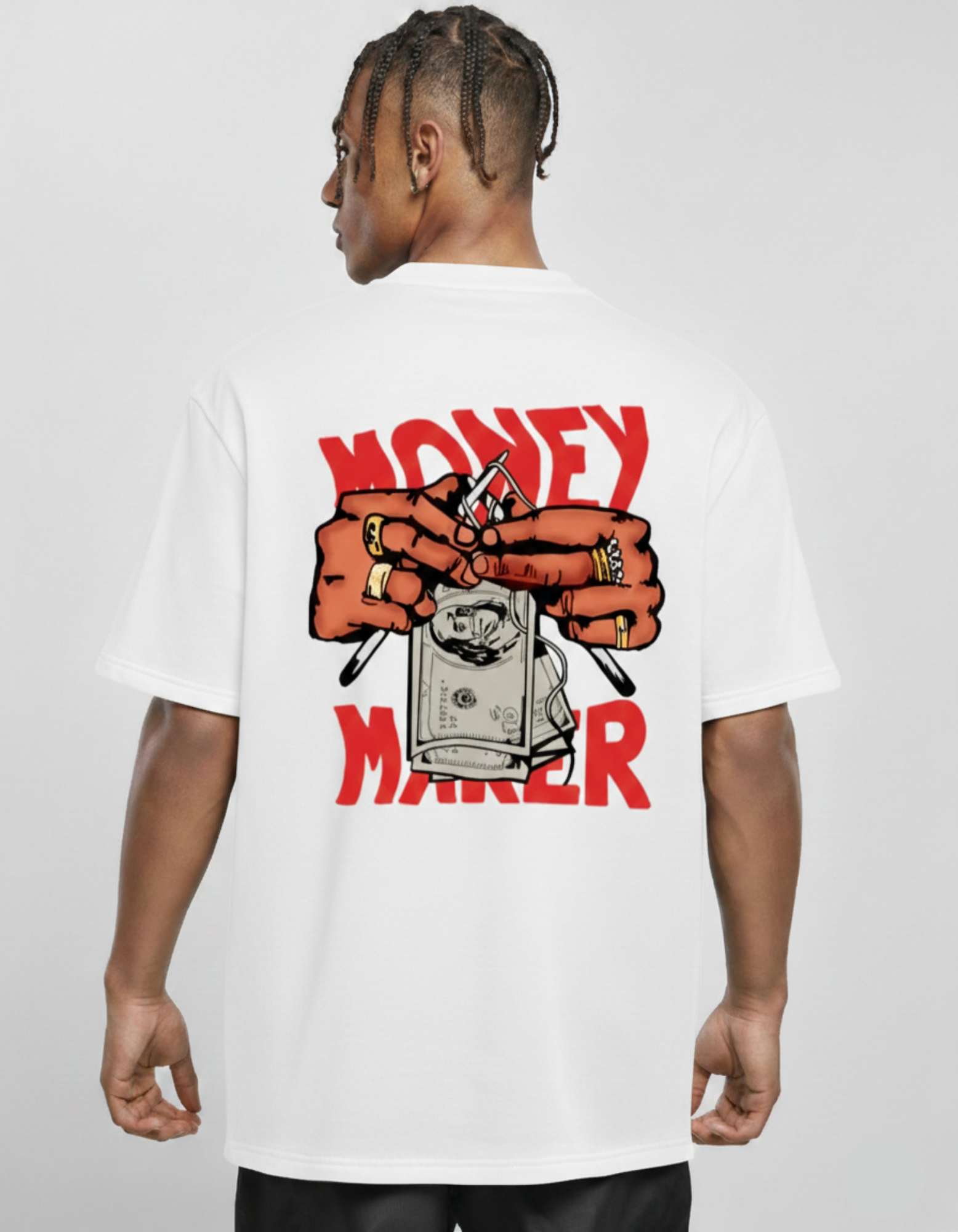 Money Maker Oversized Tee - TheNxtScene