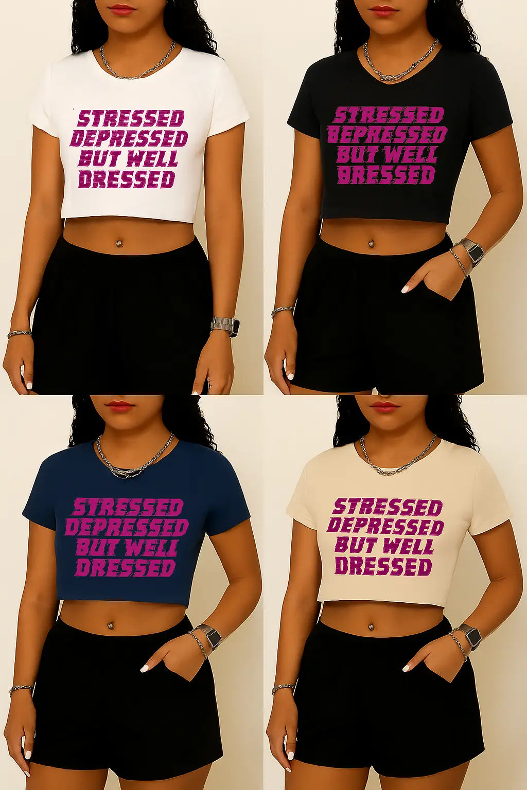 Well Dressed Crop Top - TheNxtScene