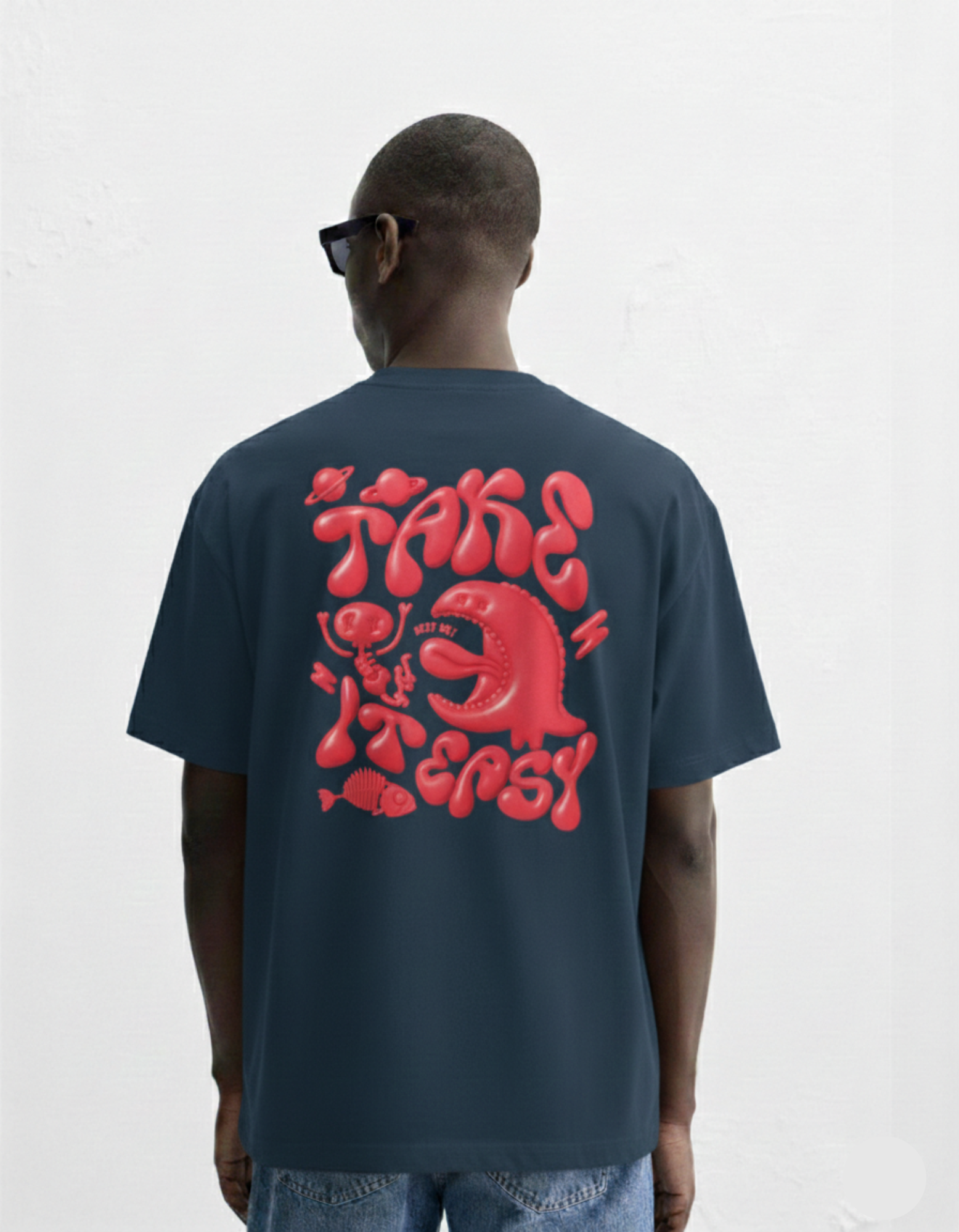 Take It Easy – Chill Vibes Oversized Tee - TheNxtScene