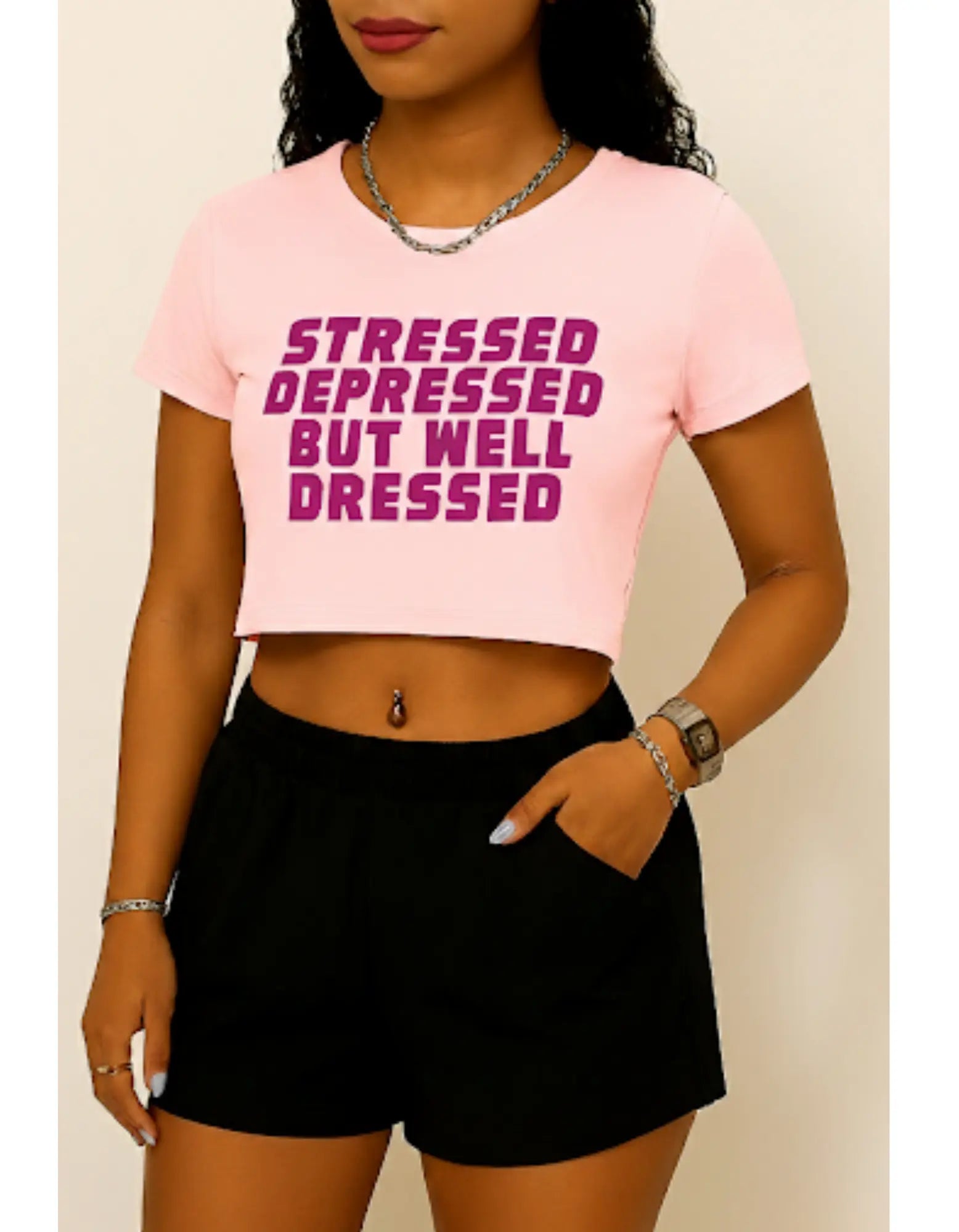 Well Dressed Crop Top - TheNxtScene