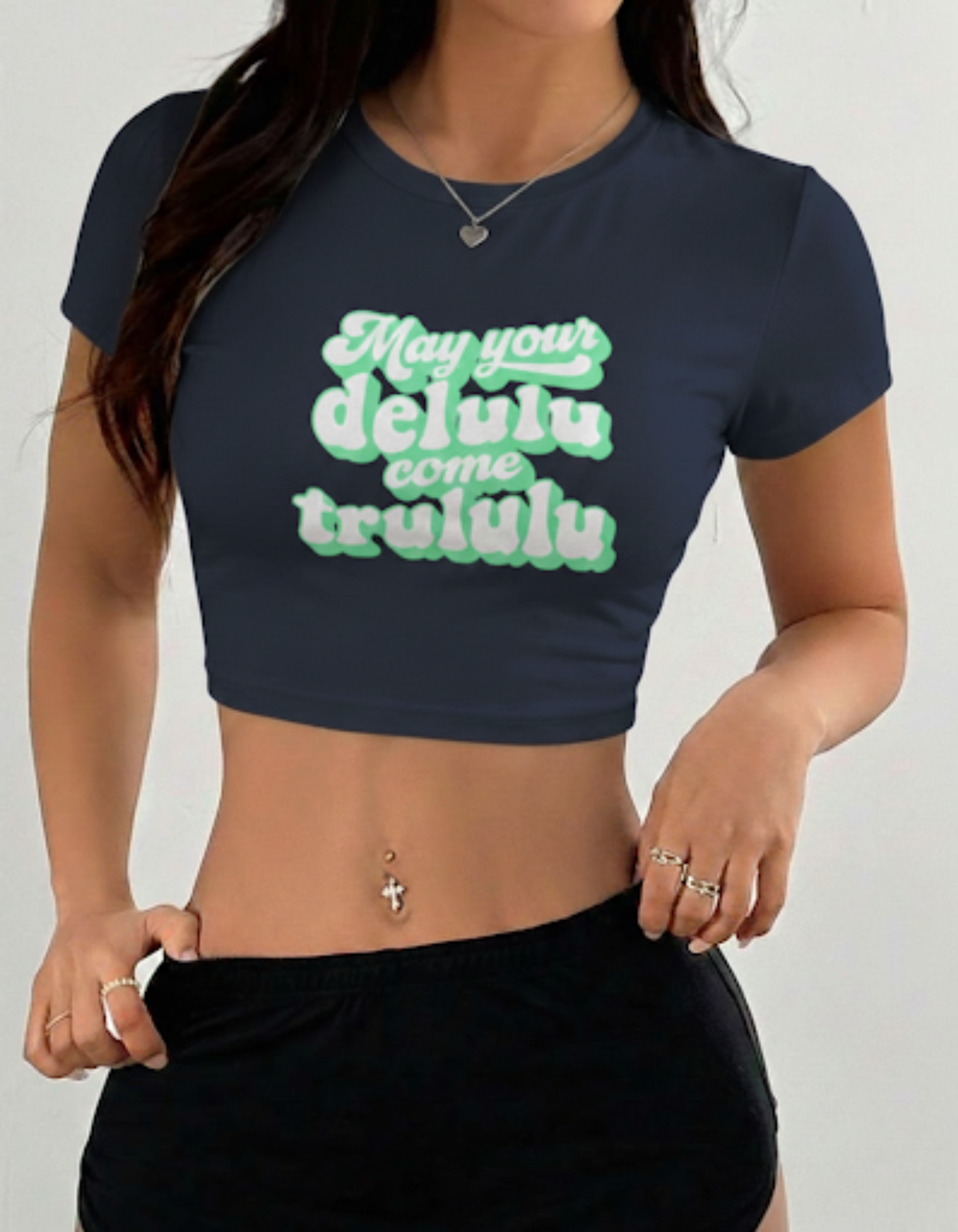 Delulu Dream Crop Top - TheNxtScene