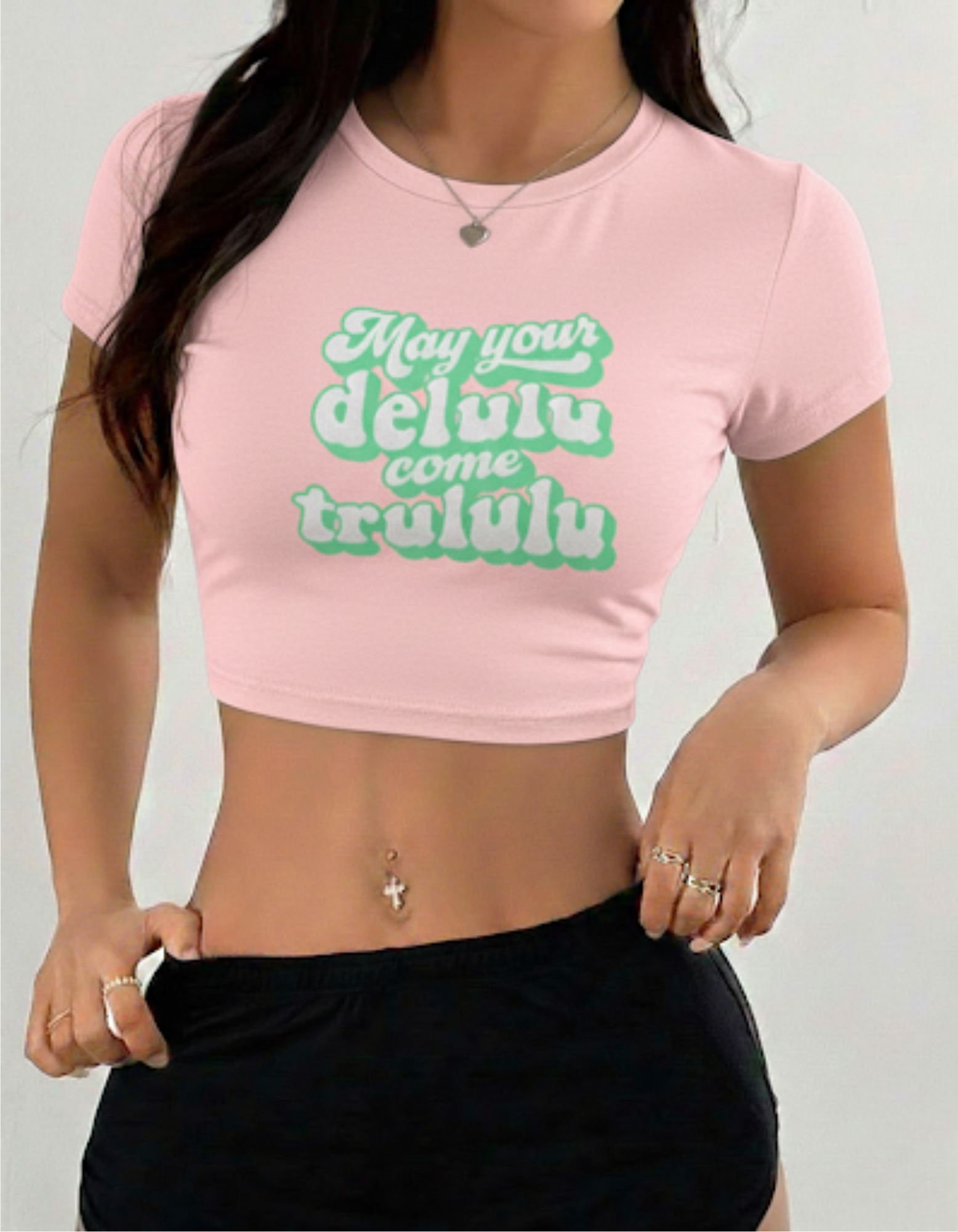 Delulu Dream Crop Top - TheNxtScene