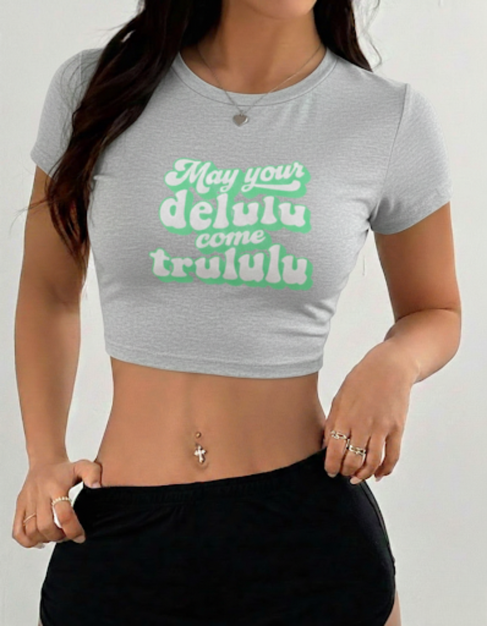 Delulu Dream Crop Top - TheNxtScene