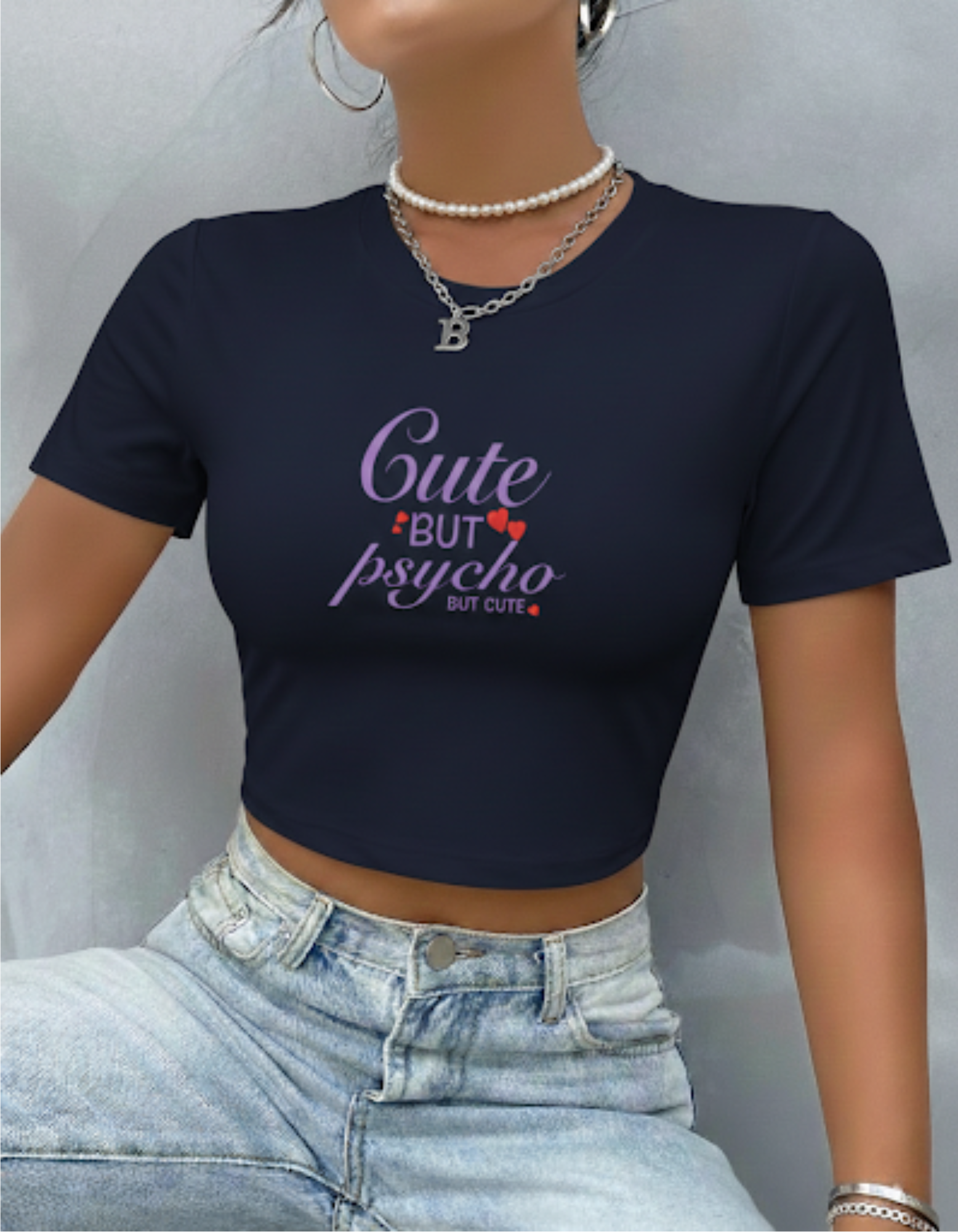 Cute But Psycho – Sassy Crop Top - TheNxtScene