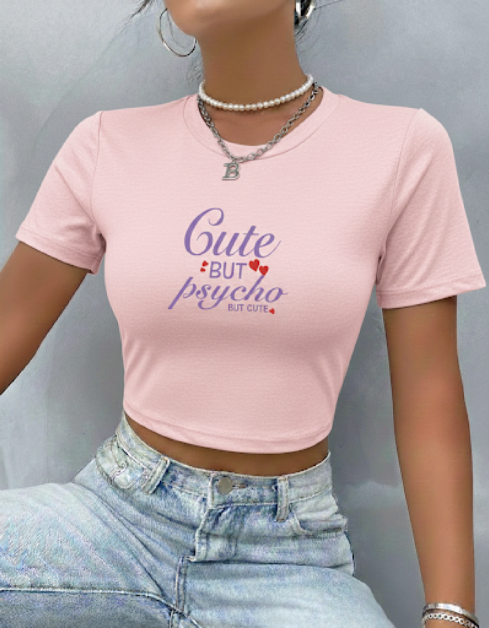Cute But Psycho – Sassy Crop Top - TheNxtScene