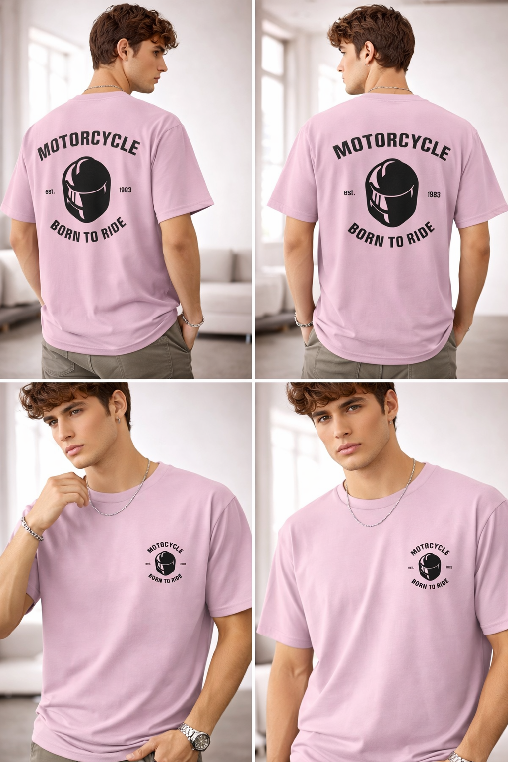 Born To Ride Oversized Tee