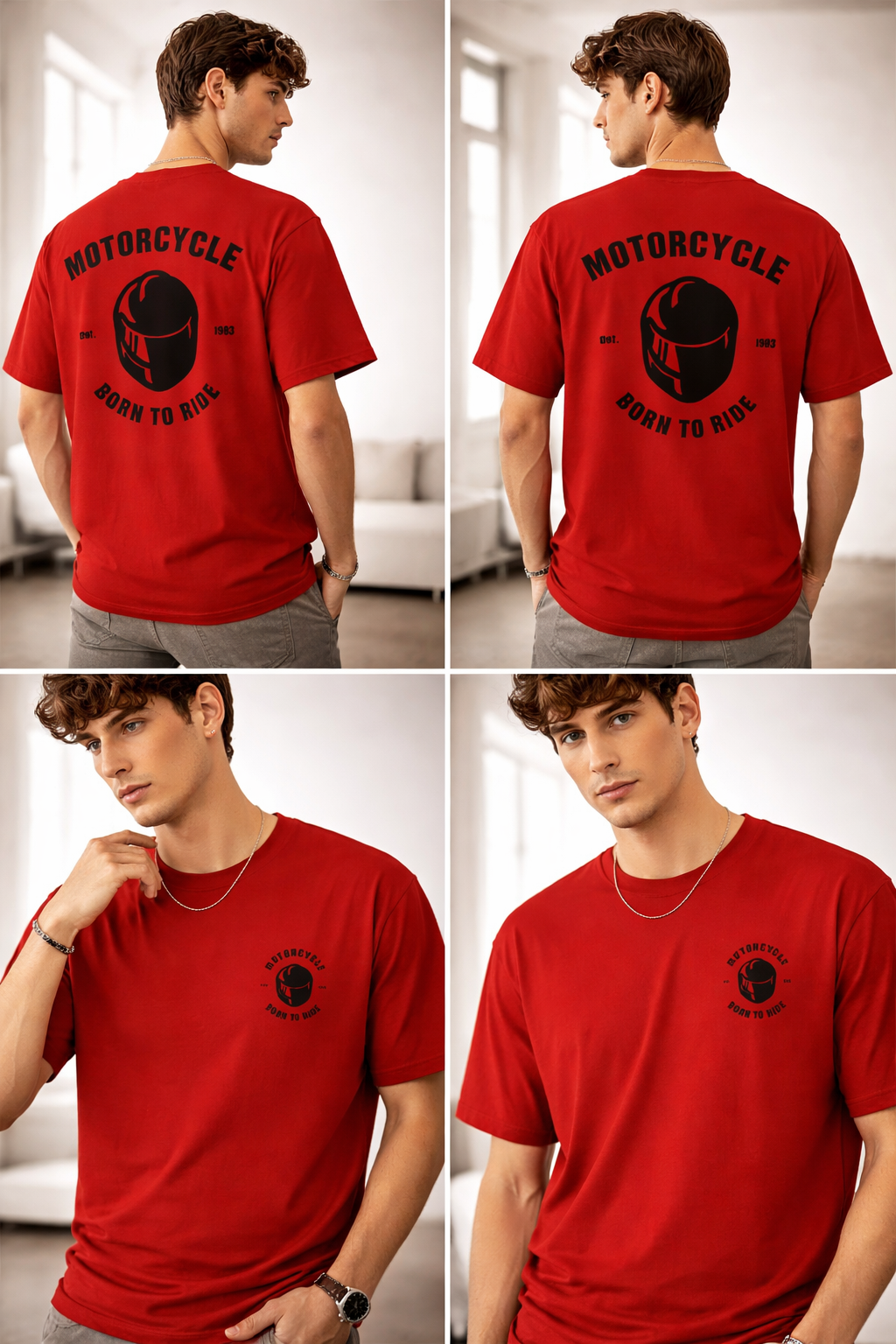 Born To Ride Oversized Tee