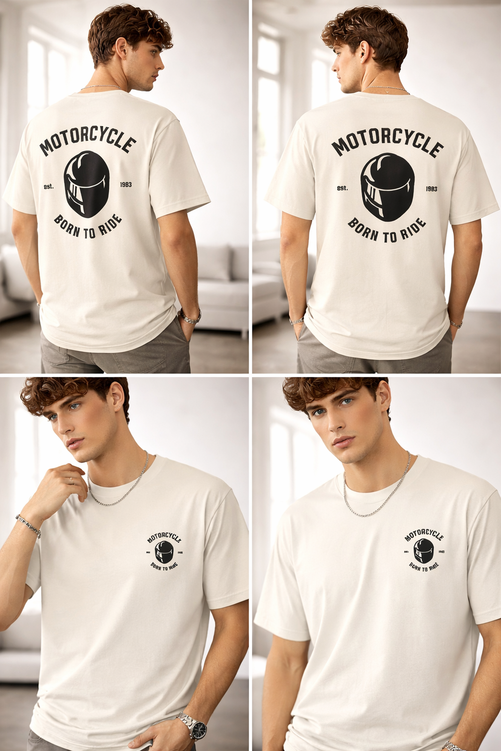 Born To Ride Oversized Tee