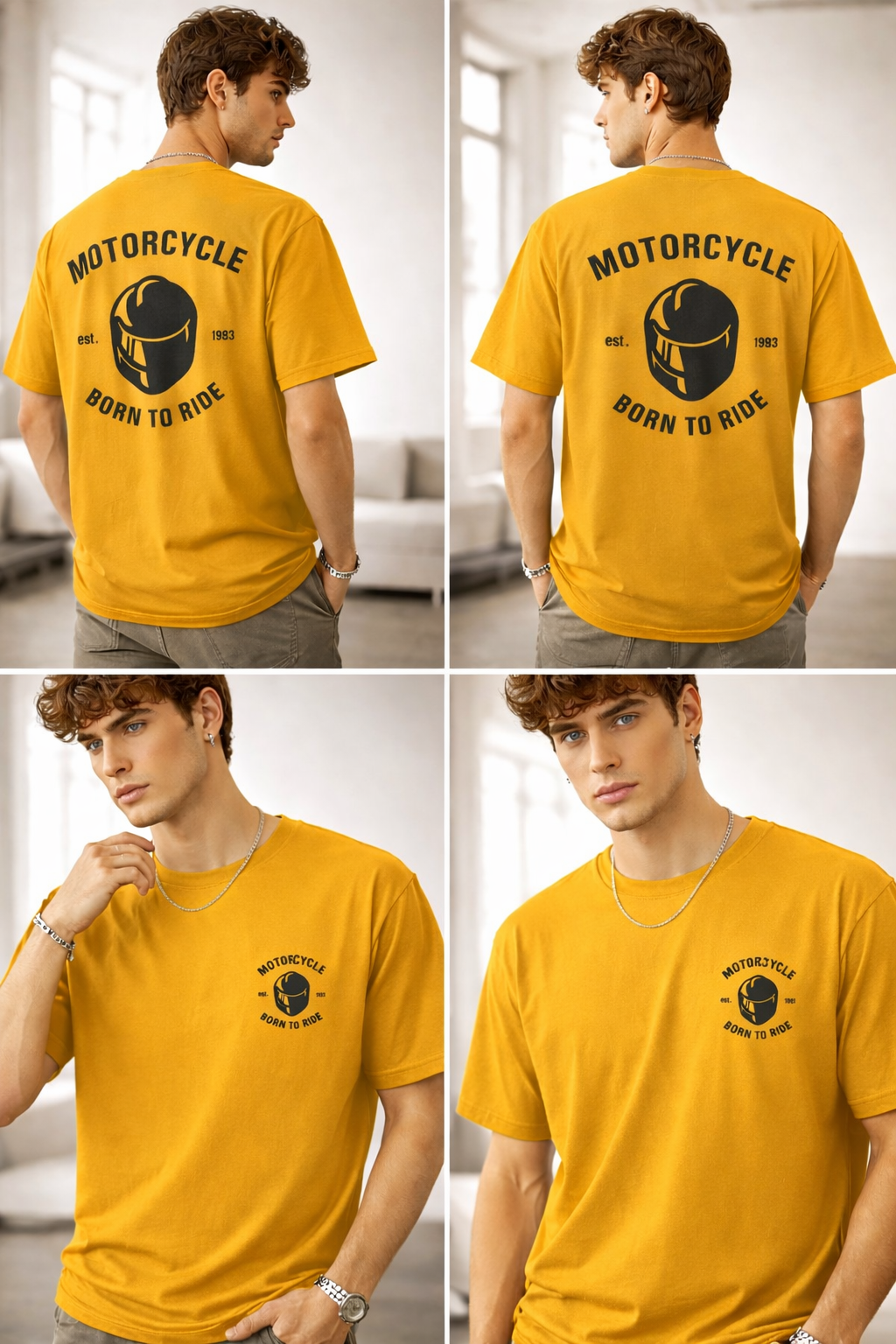 Born To Ride Oversized Tee