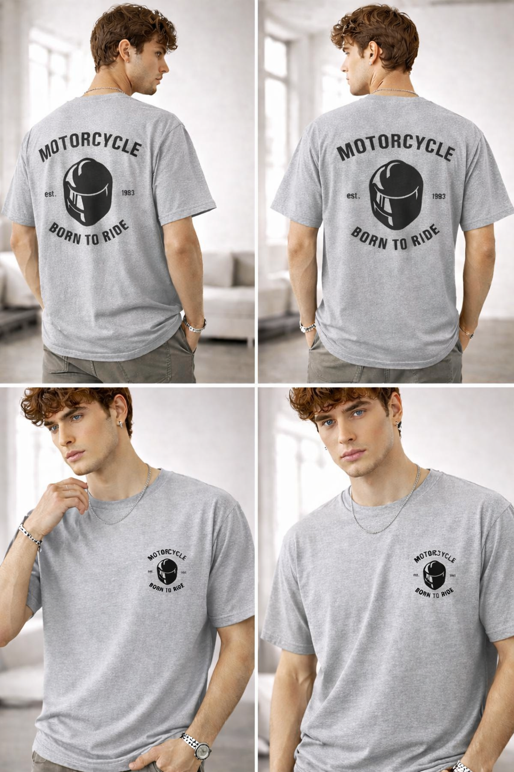 Born To Ride Oversized Tee